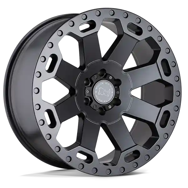 Black Rhino Warlord 18x9 8x165.1 -12 122.4 Matte Gunmetal Marque