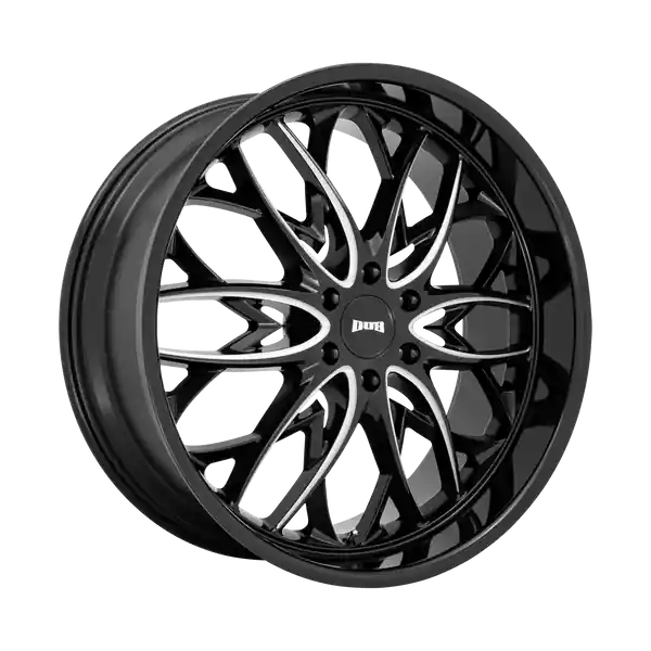 Vente Flash Dub 1pc S263 Og 24x10 6x135 30 87.1 Gloss Black Milled