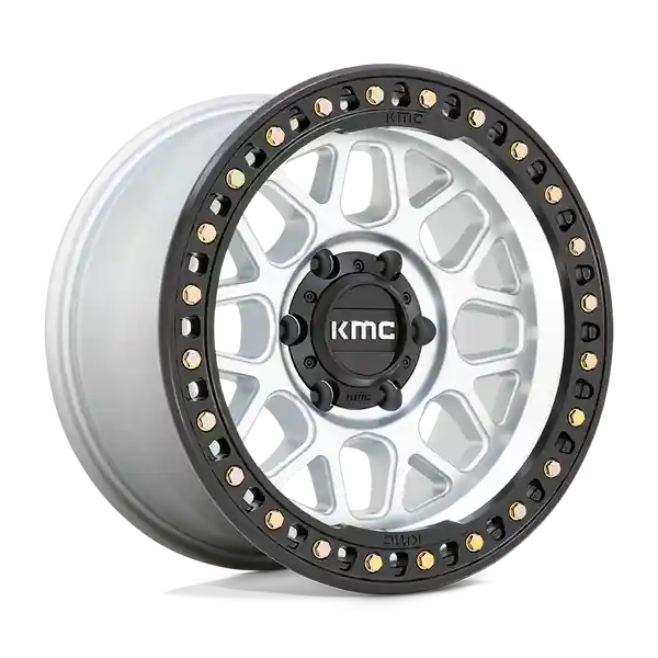 Livraison Express KMC Km549 Grs 17x8.5 6x135 0 87.1 Machined With Satin Black Lip
