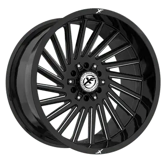 Usine Directe XF Offroad XF-239 20x9 8x165.1 / 8x170 12 125.2 Gloss Black Milled