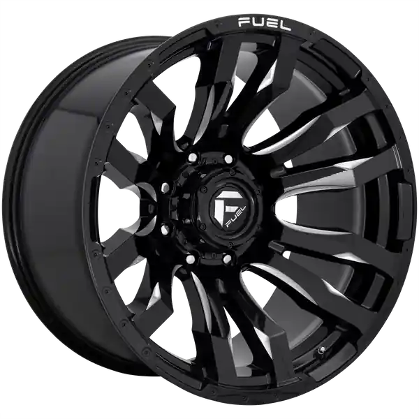 Remise FUEL OFF-ROAD D673 BLITZ 22X12 6X139.7 -44 106.1 GLOSS BLACK MILLED