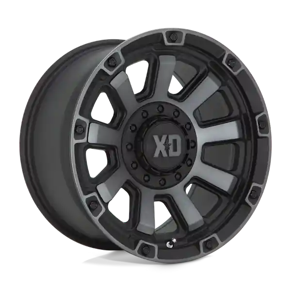 XD Wheels Xd852 Gauntlet 17x9 6x135 / 6x139.7 0 106.1 Satin Black With Gray Tint Commander Vite