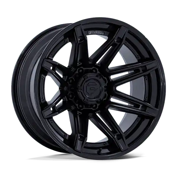 Fuel 1PC Fc401 Brawl 24x12 6x135 -44 87.1 Matte Black With Gloss Black Lip Authentique