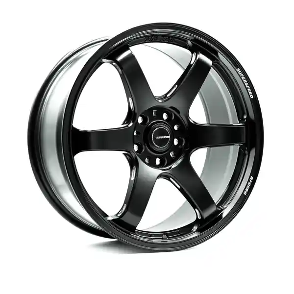 Superspeed Flow Form Rf06rr 19x8.5 5x112 25 66.6 Matt Black Vente Directe