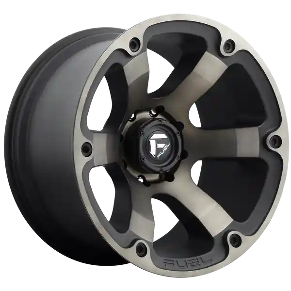 FUEL OFF-ROAD D564 BEAST 18X9 5X127 -12 78.1 MATTE BLACK DOUBLE DARK TINT Nouvelle Collection