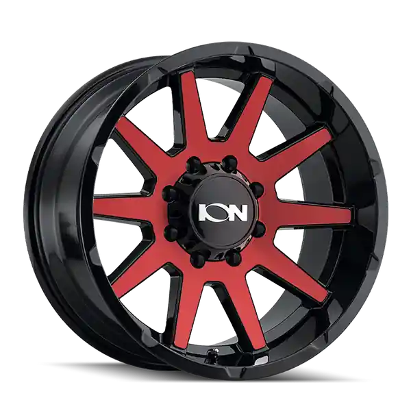 Affaire À Saisir Ion Type 143 20x10 6x139.7 -19 106 Gloss Black / red Machined