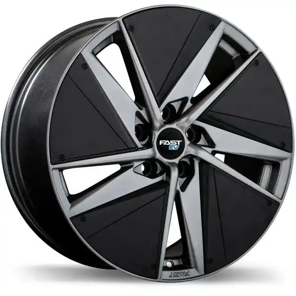 Fast Wheels EV01(+) 20x8.5 5x114.3 +40 64.1 Titanium Certifié