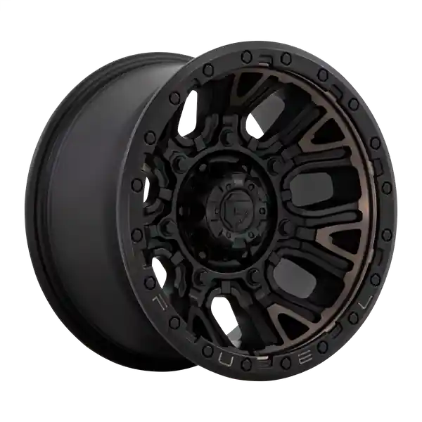 Exclusif FUEL OFF-ROAD D824 TRACTION 17X9 6X135 1 87.1 MATTE BLACK WITH DOUBLE DARK TINT