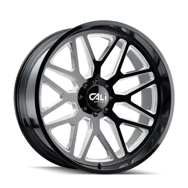 Jusqu’à Épuisement Des Stocks Cali Off-road Invader 9115 20x10 8x170 -25 125.2 Gloss Black Milled