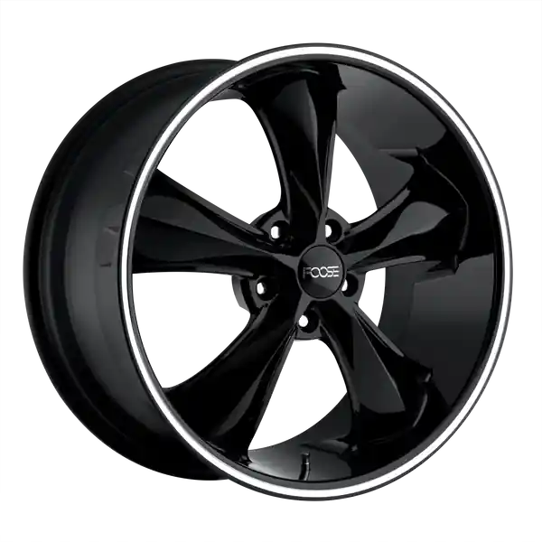 Foose 1pc F104 Legend 20x8.5 5x115 7 71.5 Gloss Black Milled Vente Directe