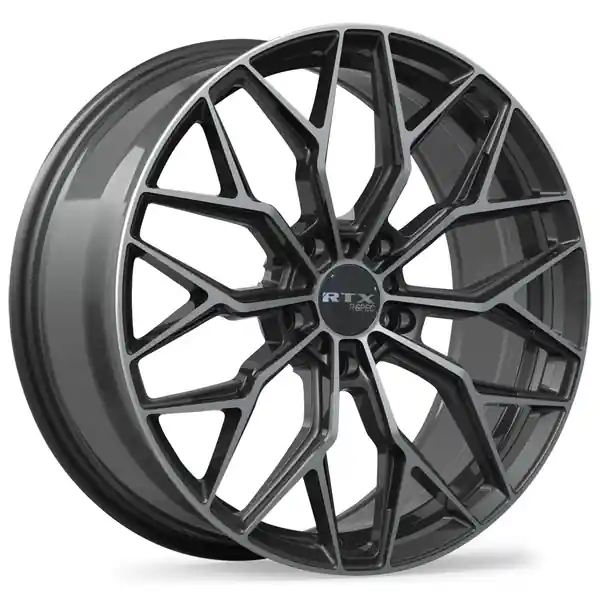 RTX R-spec Rs02 18x8 5x114.3 38 67.1 Gloss Black Machined Édition Limitée