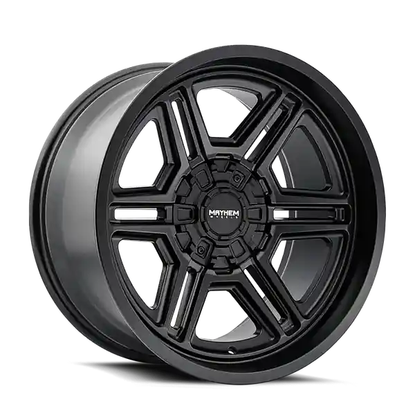 Authentique Mayhem Hermosa 8117 20x10 5x127 5x139.7 -25 87 Matte Black