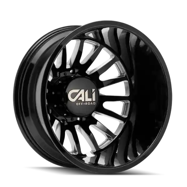 Cali Off-road Summit Dually 9110d 22x8.25 8x210 -192 154.2 Gloss Black / milled Spokes Achat Immédiat