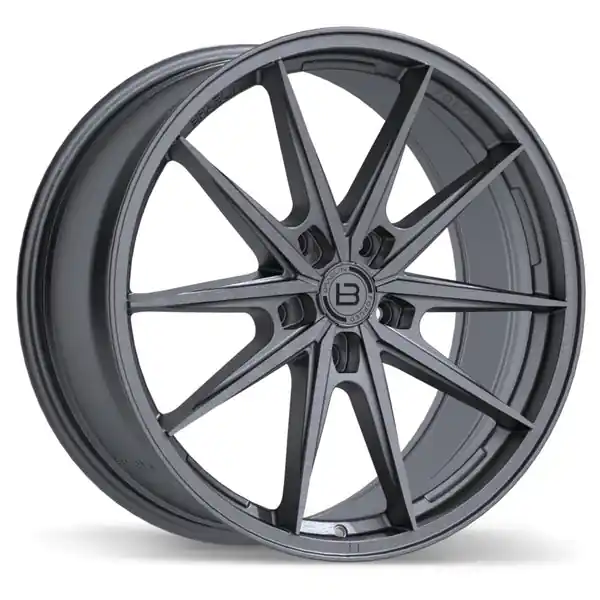 Achat Immédiat Braelin Brf1 20x10.5 5x120.65mm +45 70.7 Brushed Matte Carbon Grey