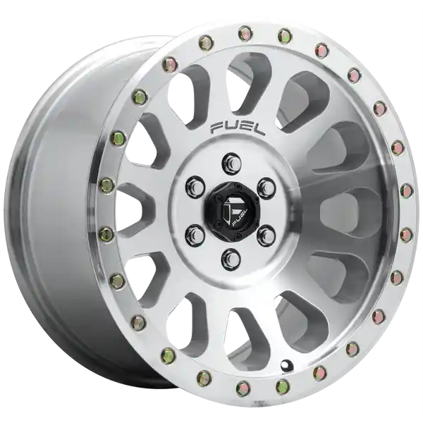Commander Maintenant FUEL OFF-ROAD D647 VECTOR 18X9 6X139.7 1 106.1 DIAMOND CUT MACHINED WITH CLEAR COAT WITH