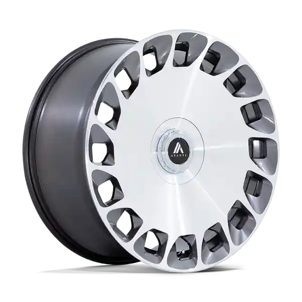 Asanti Black Abl-45 Aristocrat 24x10 5x120 35 72.56 Gloss Platinum With Bright Machined Face Super Prix