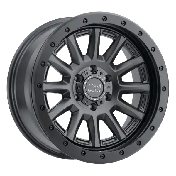 Black Rhino Dugger 17x8.5 6x114.3 10 66.06 Gun Black Exclusif