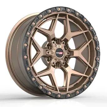 Vortek VRT-603MBR 17x9 6x135 / 6x139.7 0 106.1 Matte Bronze Black Bead Ring Prix Cassé