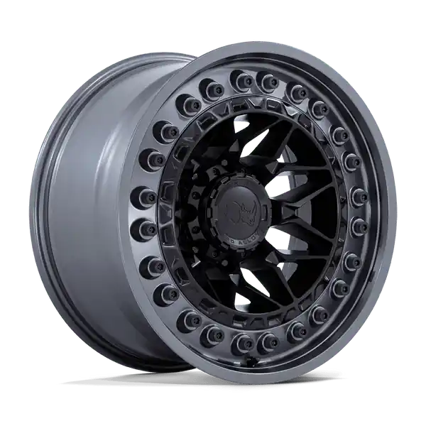 Black Rhino Alpha 20x10 8x165.1 -18 125.1 Matte Black With Gunmetal Lip Expédié Aujourd’hui