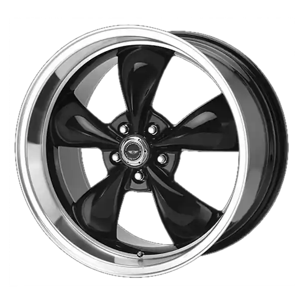 American Racing Ar105 Torq Thrust M 17x8 5x120.65 0 72.56 Gloss Black Machined Lip Vente Flash