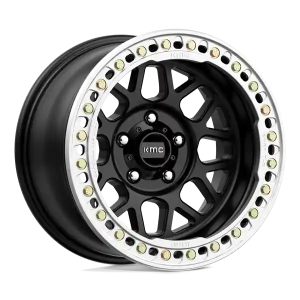 KMC Km235 Grenade Crawl Beadlock 18x9 8x170 10 125.1 Satin Black Original