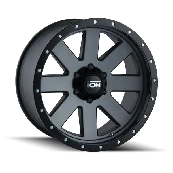 Bon Plan Ion Type 134 17x8.5 5x127 -6 83.82 Matte Gunmetal / black Beadlock