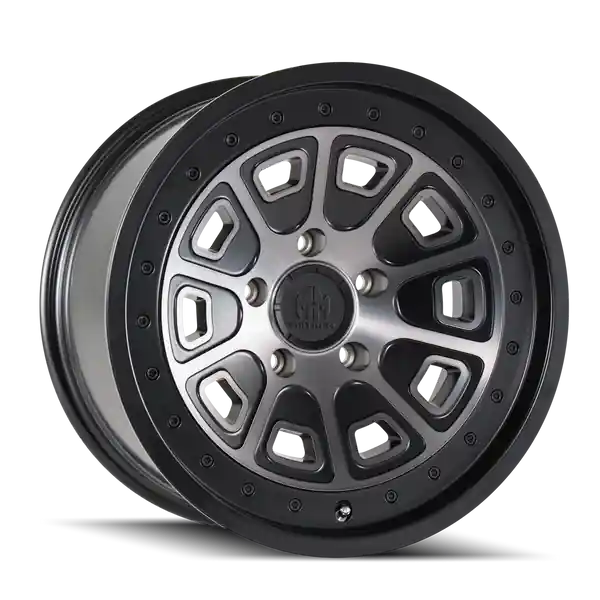 Solde Mayhem Flat Iron 8301 20x9 6x135 0 87.1 Matte Black W / Dark Tint