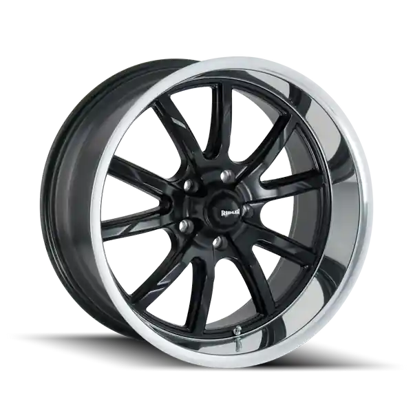 Ridler 650 20x10 5x127 0 83.82 Matte Black / polished Lip Nouveauté