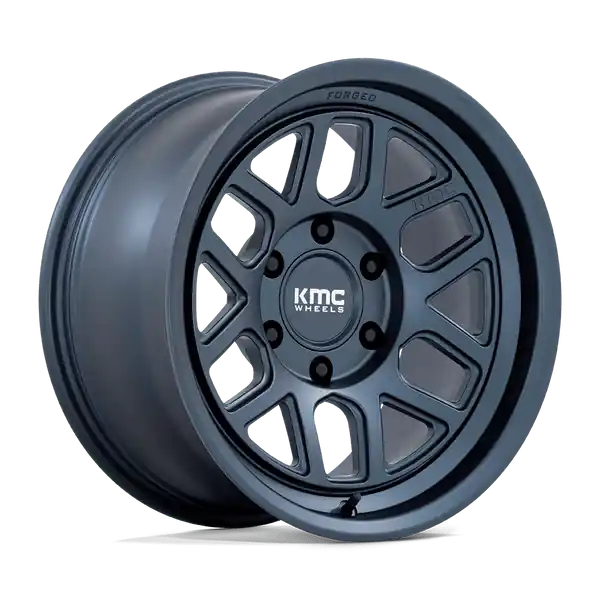 KMC Km446 Mesa Forged Monoblock 17x8.5 6x135 0 87.1 Metallic Blue Prix Promo
