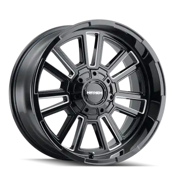 Paiement Sécurisé Mayhem Apollo 8115 20x10 6x135 6x139.7 -19 106 Gloss Black Milled