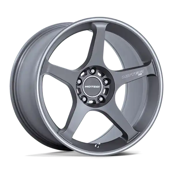 Nouveauté Motegi Mr159 Battle V 18x9.5 5x100 38 56.15 Gunzilla W/ Machined Lip Stripe
