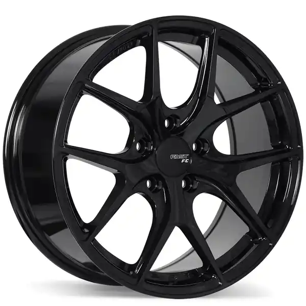 Fast Wheels FC04 17x8.0 5x114.3mm +45 72.6 Metallic Black Commande En Gros