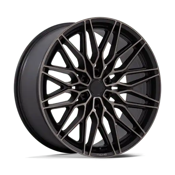 Solde Niche 1PC Nc278 Calabria 6 22x9.5 6x135 30 87.1 Matte Black Machined W/ Dark Tint