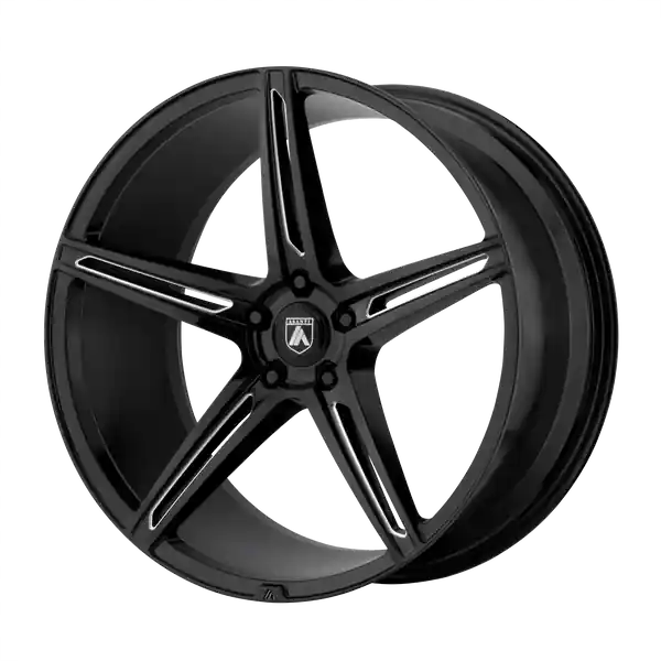 Asanti Wheels Black Label Abl-22 Alpha 5 20x9 5x120 35 74.1 Gloss Black Milled Commander Vite