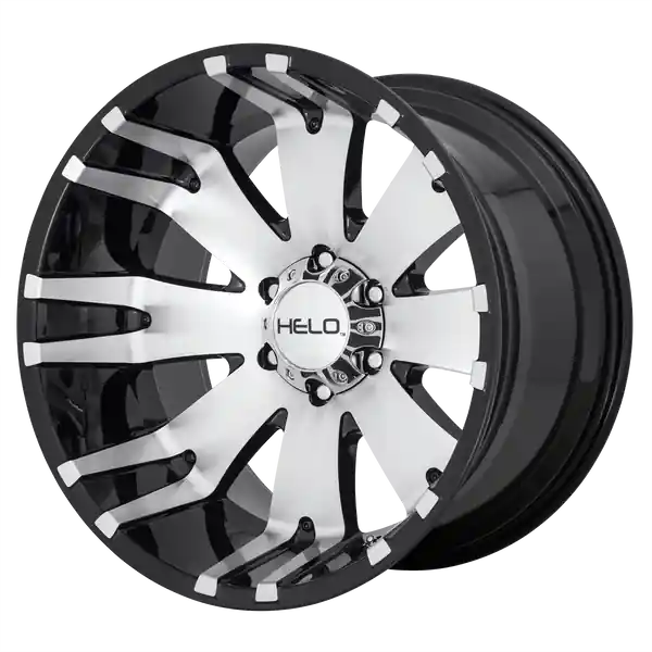 Helo He917 20x12 5x139.7 -44 78.1 Gloss Black Machined Haute Qualité