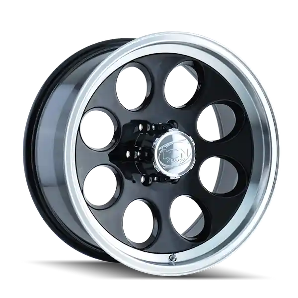 Achat Immédiat Ion Type 171 16x8 5x114.3 -5 83.82 Black / machined Lip